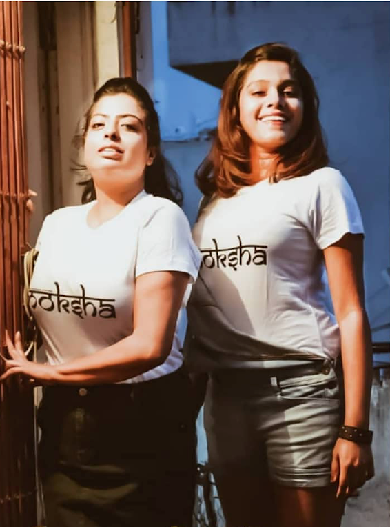 Moksha -White & Grey 210 GSM, 100% Cotton, Black 160 GSM, 100% cotton